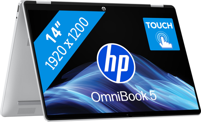HP OmniBook 5 Flip 14-fp0051ngx - 14" - Intel Core 5 - 16GB RAM/512GB SSD Main Image