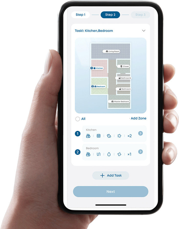 eufy Omni C28 produkt in gebrauch