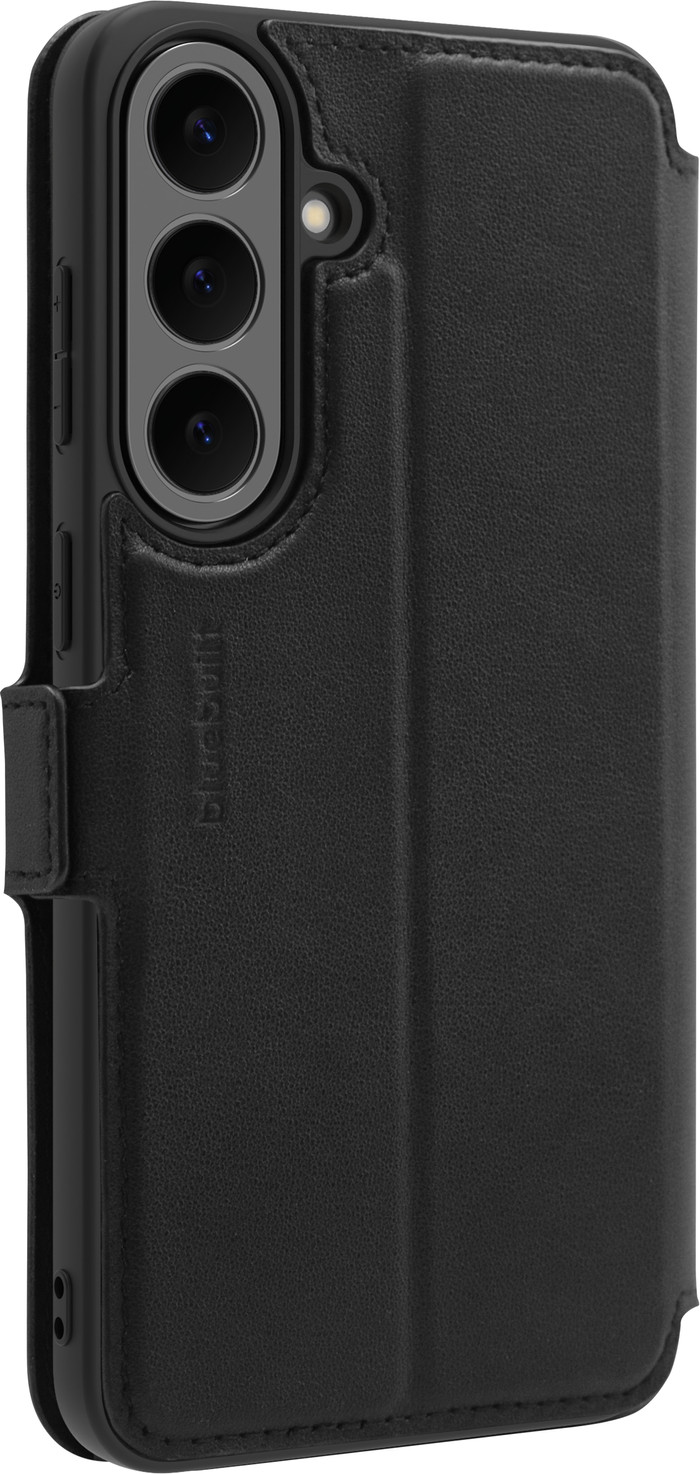 BlueBuilt Book Case Samsung Galaxy S26 FE Leather Black back