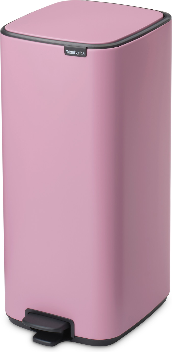 Brabantia Bo Treteimer 30 Liter Lilac Pink rechte seite