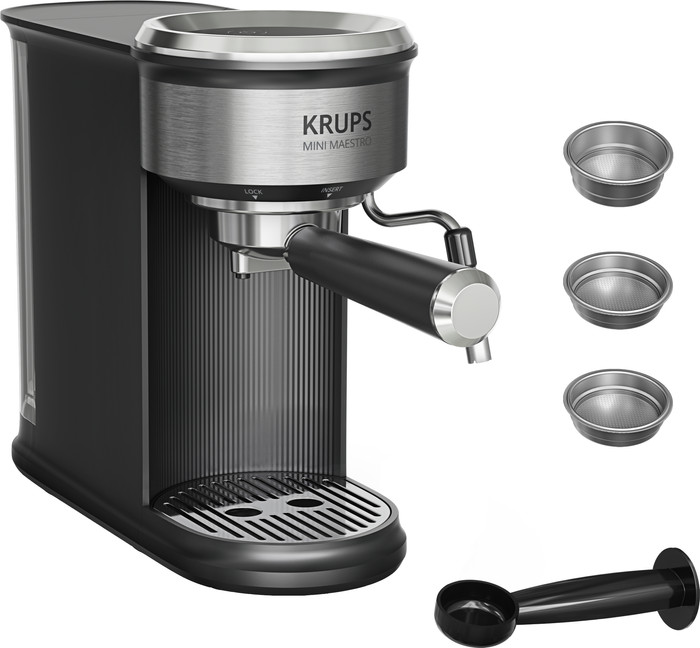 Krups Mini Maestro XP3508 Black right side
