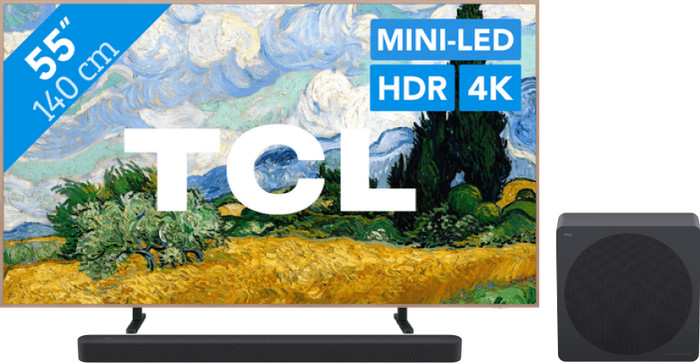 TCL QD Mini-LED 55 Zoll A400 Pro (2026) + TCL A65K Main Image