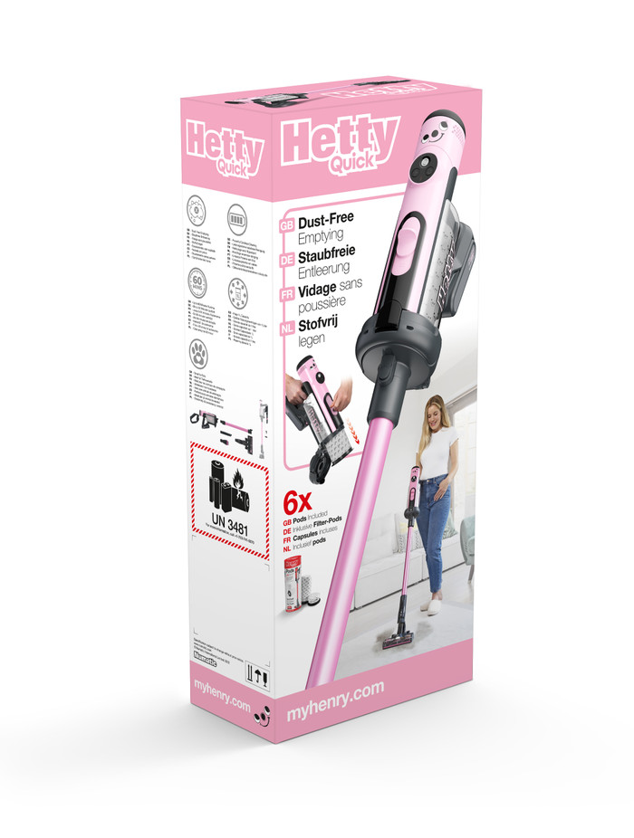 Numatic Hetty Quick HTY100P Rosa null