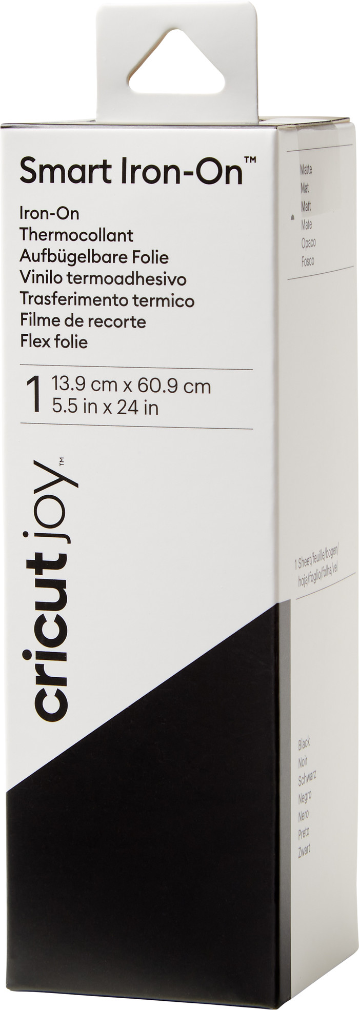 Cricut Joy Smart Iron-On Schwarz 14 cm x 60 cm Main Image