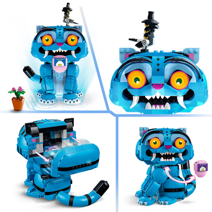 LEGO KPop Demon Hunters Der Tiger Derpy und die Elster Sussie 72537 produkt in gebrauch