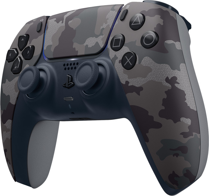 Kablloser Controller Sony PlayStation 5 DualSense Grey Camo + BlueBuilt-Ladestation null