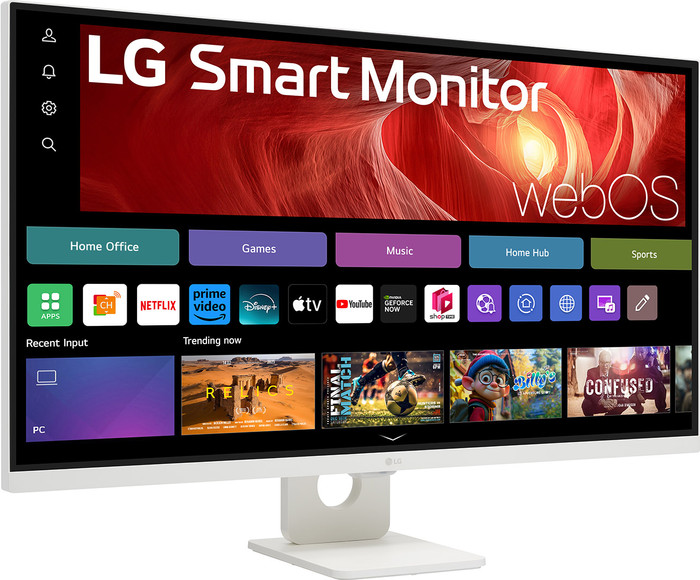 LG Smart Monitor 32U721SA-W front