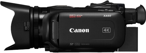 Canon XA60 rückseite