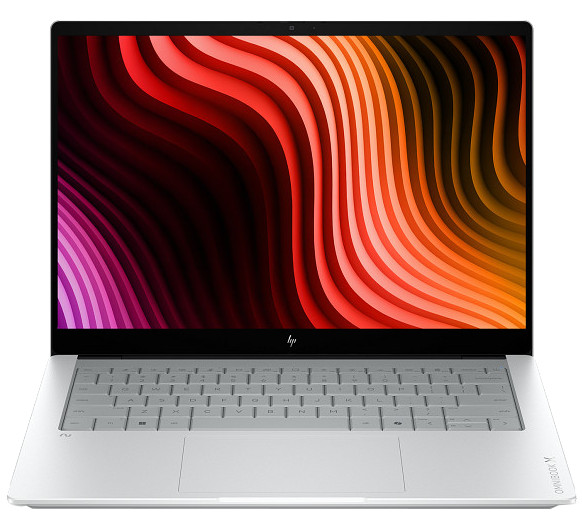 HP OmniBook X Laptop Next Gen AI 14-ka0053ng - 14" - Intel Core Ultra 5  - 8GB RAM/512GB SSD vorne