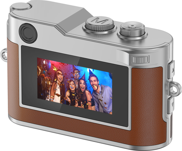 Rollei Mini Digitalkamera Braun rückseite