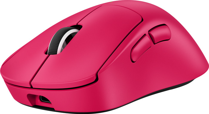Logitech G PRO X Superlight 2 DEX Lightspeed Kabellose Gaming-Maus Magenta rechte seite