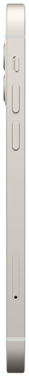 Refurbished iPhone 12 Mini 128GB White (Lightly used) right side