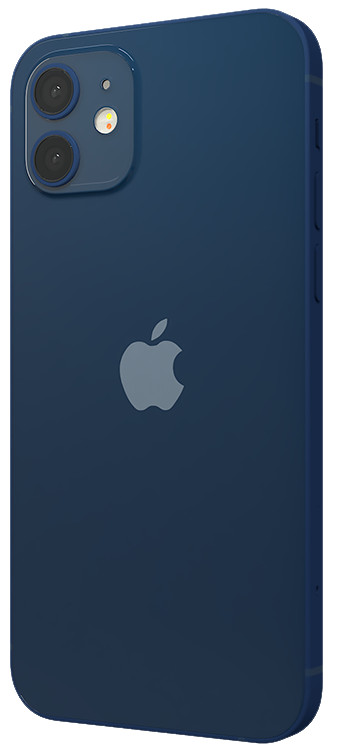 Refurbished iPhone 12 Mini 128GB Blue (As good as new) back