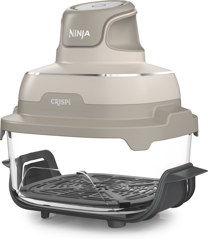 Ninja CRISPi 4-in-1 Glass Airfryer Cream right side