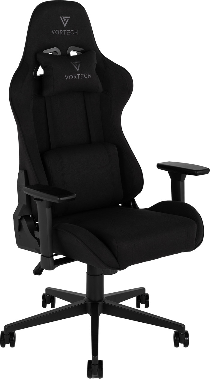 Vortech Essential Gaming-Stuhl Schwarz linke seite