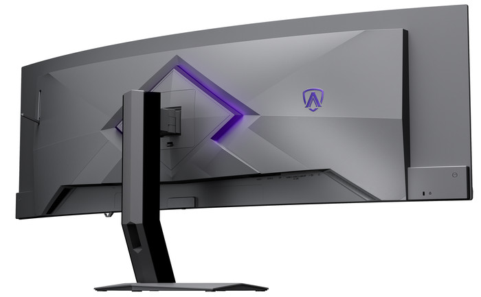 AOC AGON PRO AGP497UCZD QD-OLED Curved rückseite