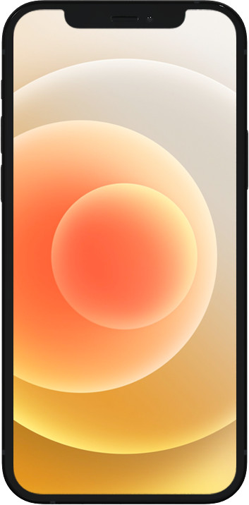 Refurbished iPhone 12 mini 64GB Weiß (wie neu) vorne