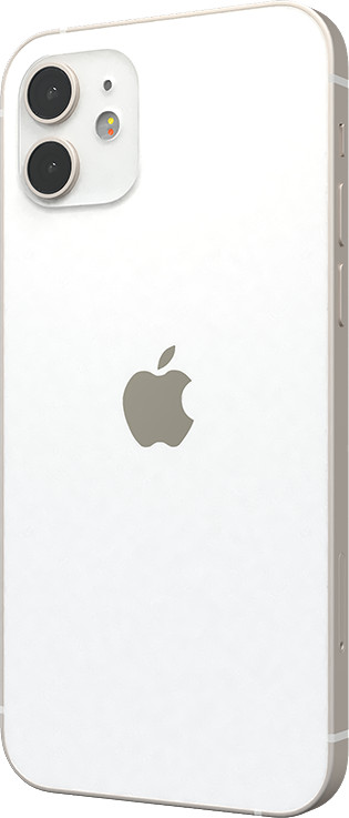 Refurbished iPhone 12 mini 64GB Weiß (wie neu) rückseite