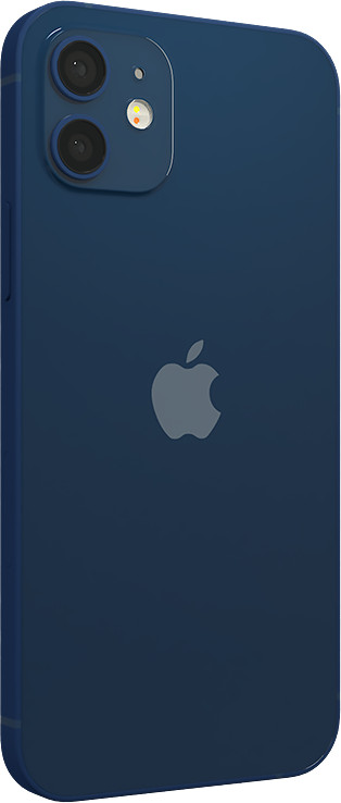 Refurbished iPhone 12 mini 64GB Blau (Wie neu) rückseite