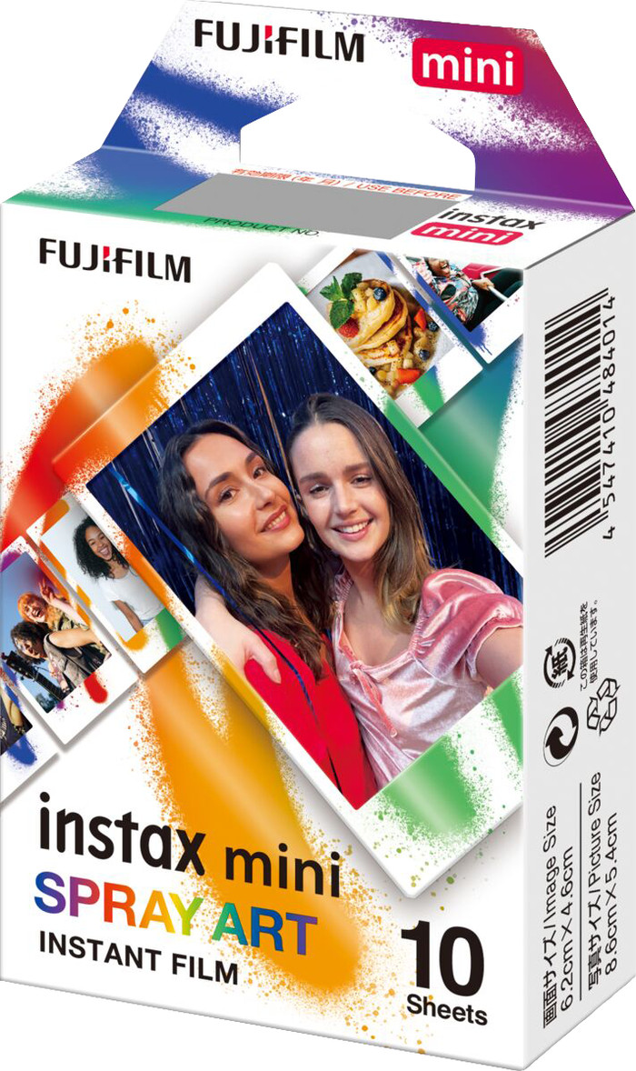 Fujifilm Instax Mini Film Spray Art (10 Stück) vorne