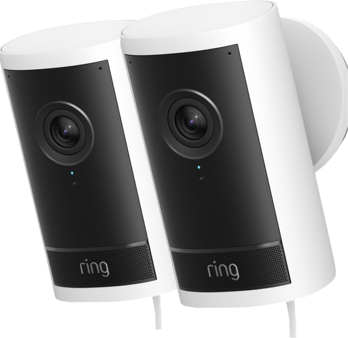 Ring Outdoor Camera Pro Stecker Weiß Doppelpack Main Image