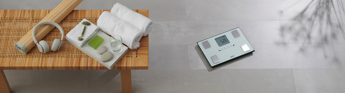 Tanita BC-401 Weiß produkt in gebrauch