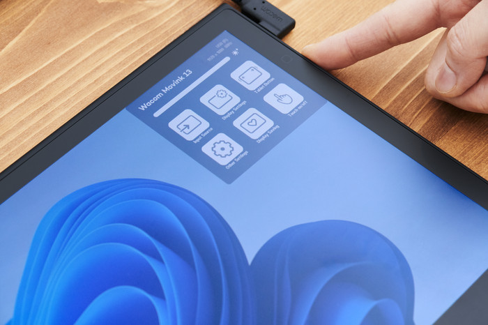 Wacom Movink 13 produkt in gebrauch