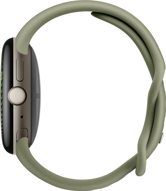 Google Pixel Watch 5 Green 41mm left side