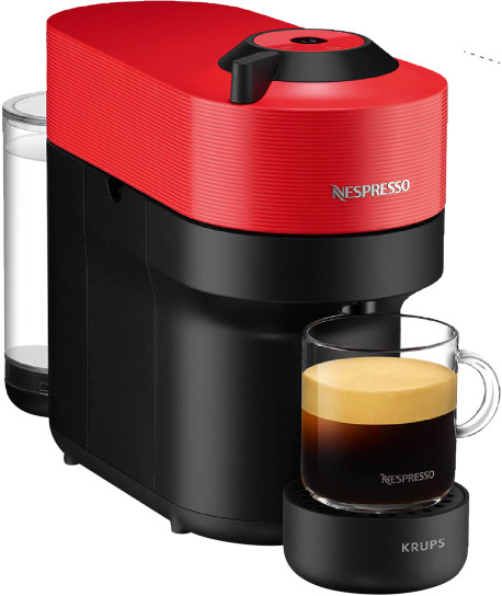 Krups Nespresso Vertuo Pop XN9205 Spicy Red + Pierre Milchaufschäumer null