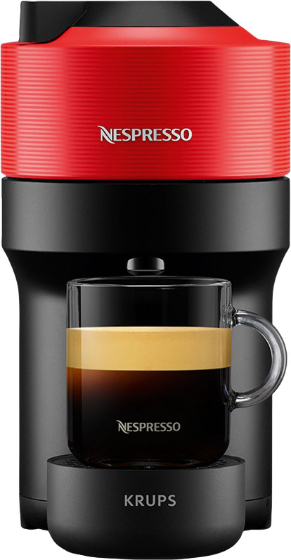 Krups Nespresso Vertuo Pop XN9205 Spicy Red + Pierre Milchaufschäumer null