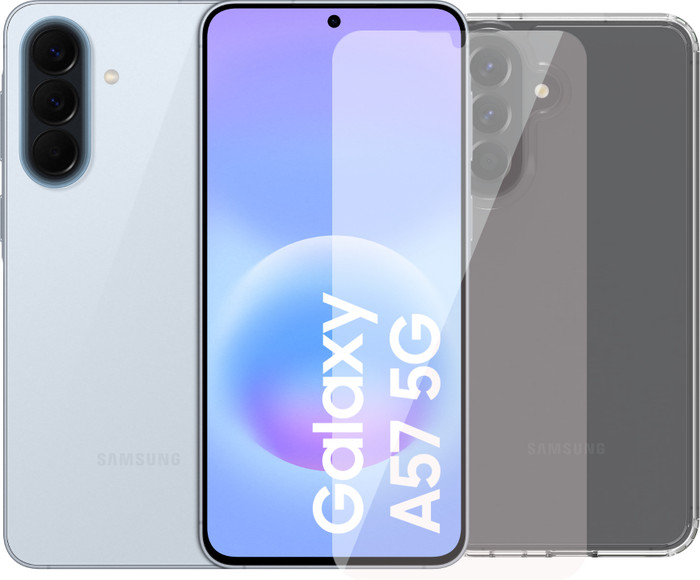 Samsung Galaxy A57 256GB Hellblau 5G + Zubehörset Main Image