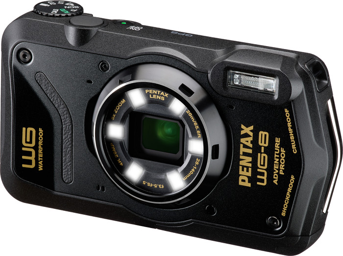 Pentax WG-8 Schwarz rechte seite