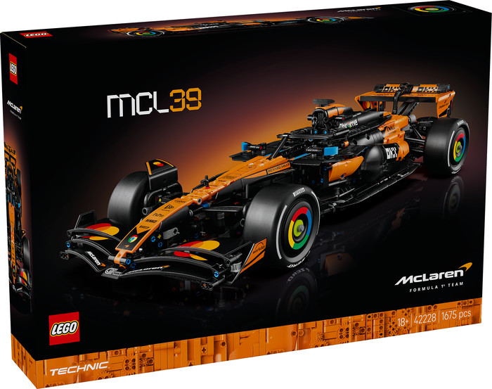 LEGO Technic McLaren MCL39 F1 Rennwagen 42228 verpackung