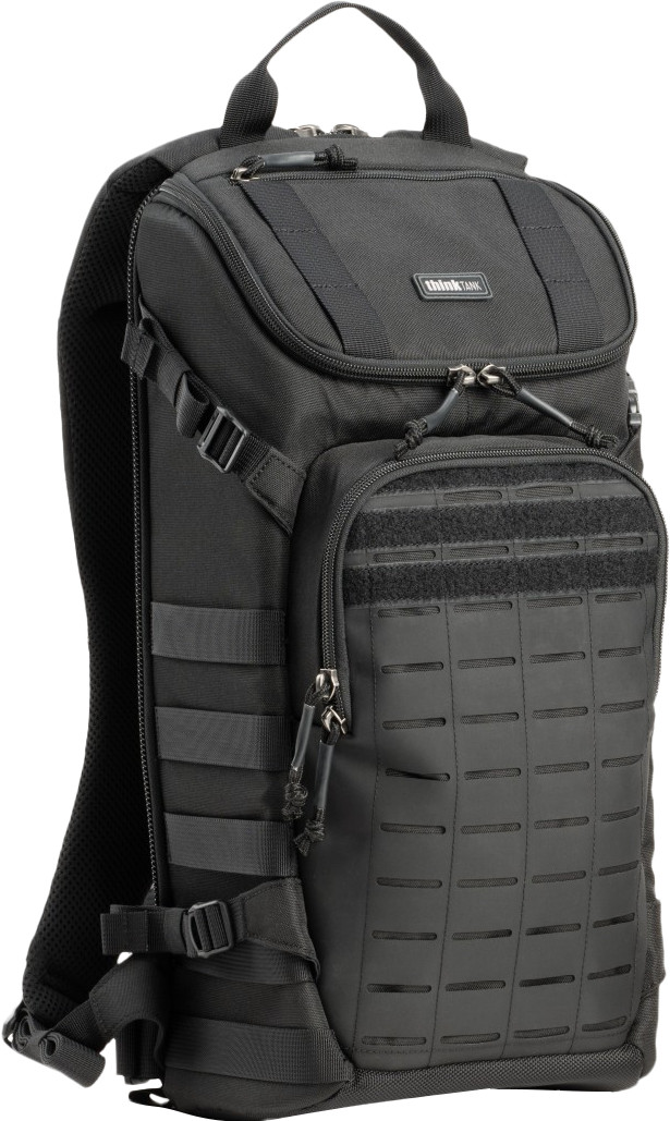 Think Tank DarkLight Reiserucksack 14L Schwarz vorne