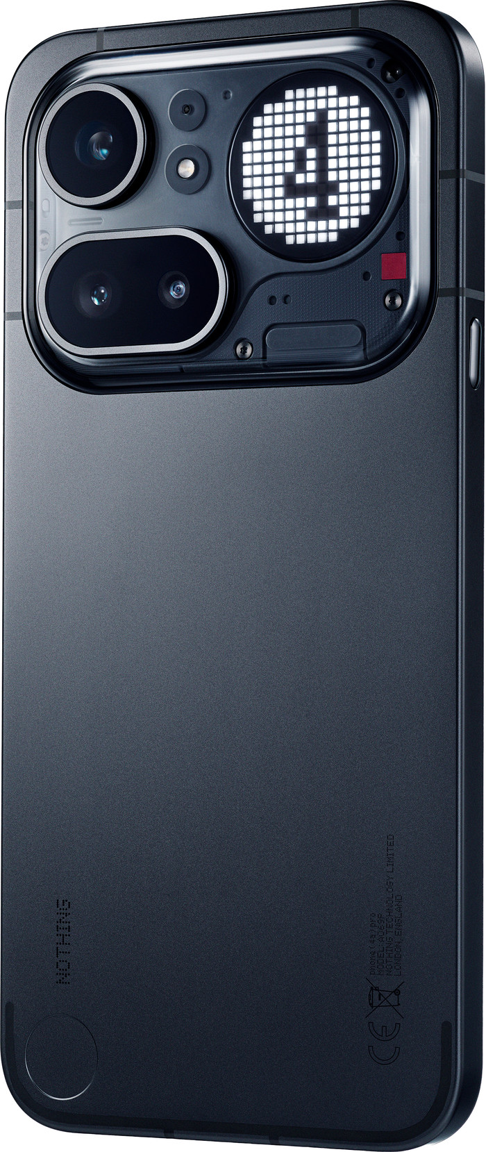 Nothing Phone (4a) Pro 256GB Schwarz 5G rückseite