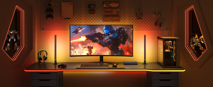 Govee AI Sync Box Kit 2 27-34 inches product in use