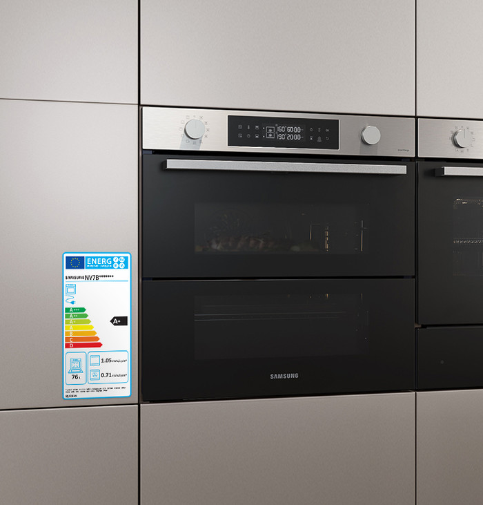 Samsung NV7B4540VAK Dual Cook Flex produkt in gebrauch