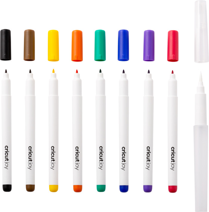 Cricut Joy Aquarellmarker und Pinsel 9er-Pack 1,0 mm vorne