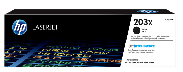 HP 203X LaserJet Toner Cartridge Black (High Capacity) Main Image