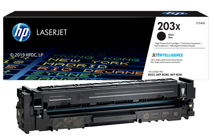 HP 203X LaserJet Toner Cartridge Black (High Capacity) packaging