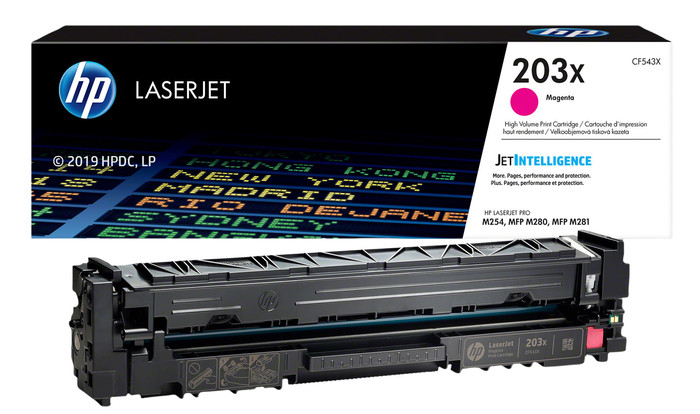 HP 203X LaserJet Toner Cartridge Magenta (High Capacity) null