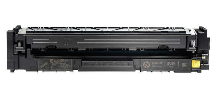 HP-203X-LaserJet-Toner Gelb (hohe Kapazität) vorne