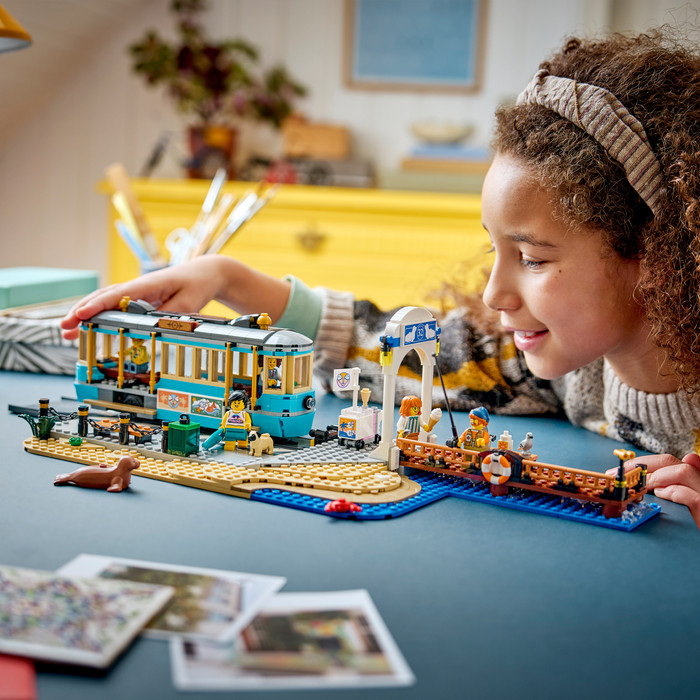 LEGO City Klassische Strandstraßenbahn 60506 produkt in gebrauch
