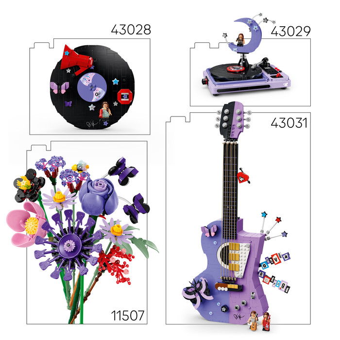 LEGO Editions Olivia Rodrigos Geheimer Koffer 43030 detail