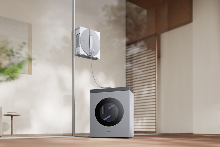 Ecovacs WINBOT W3 OMNI produkt in gebrauch