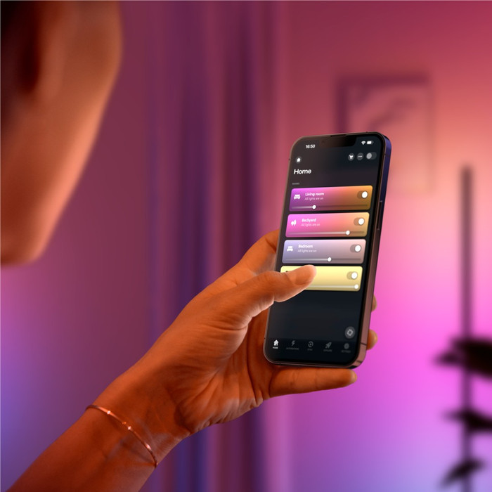 Philips Hue Play Floor Lamp White and Color product in use