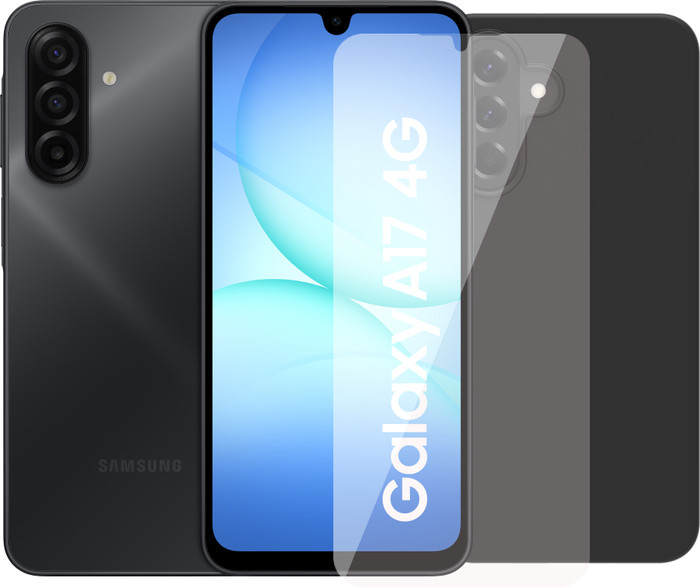 Samsung Galaxy A17 128GB Schwarz 4G + Zubehörset Main Image