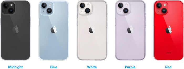 BlueBuilt Soft Case Apple iPhone 14 Plus Back Cover Transparent null