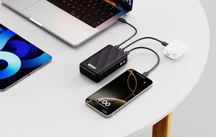 BlueBuilt Power Bank 20.000 mit Schnellladefunktion 45 Watt visueller lieferant