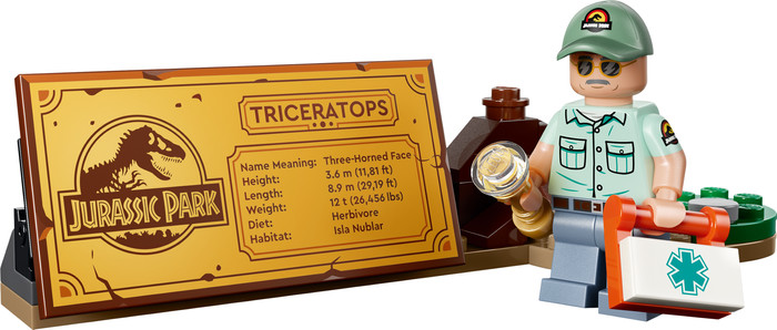 LEGO Jurassic World Dinosaur Fossils Triceratops 77985 detail